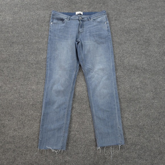 DU/ER Denim - DU/ER Jeans Womens 30x29 Blue Performance Denim Girlfriend Stretch Work Casual